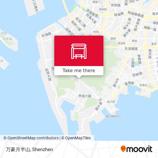 万豪月半山 map