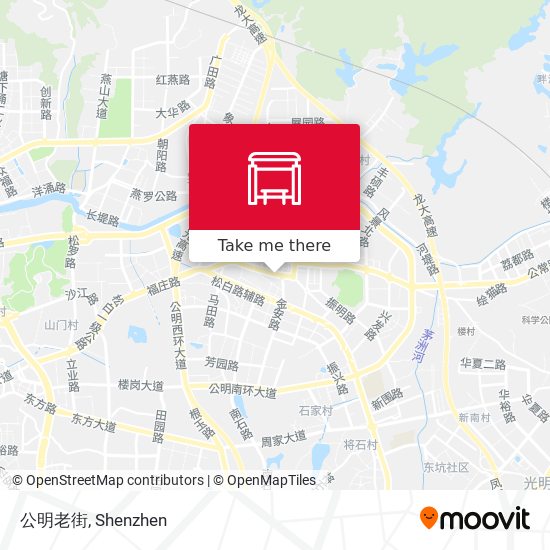 公明老街 map