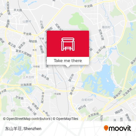 东山羊荘 map