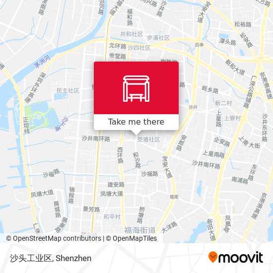 沙头工业区 map