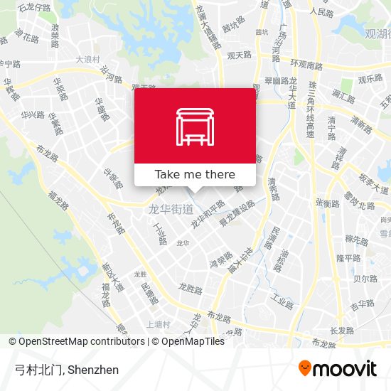 弓村北门 map