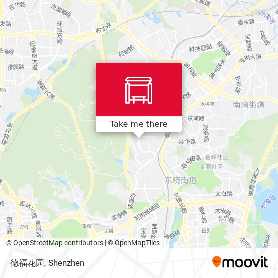 德福花园 map