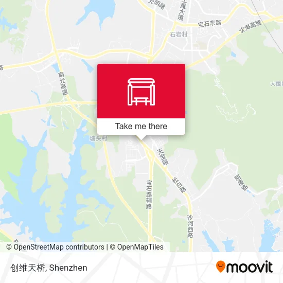 创维天桥 map