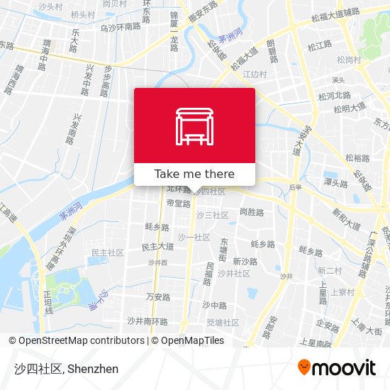 沙四社区 map