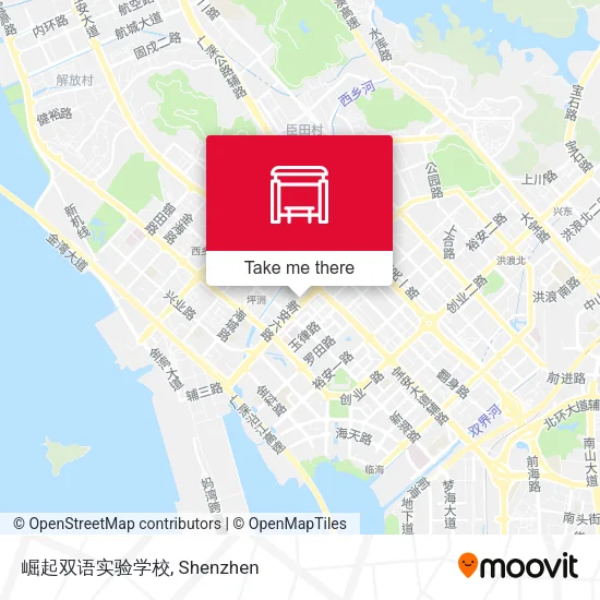 崛起双语实验学校 map
