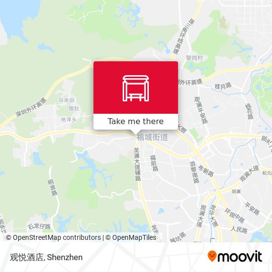 观悦酒店 map