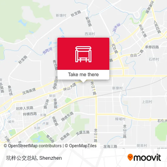 坑梓公交总站 map