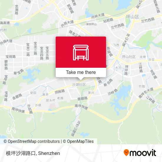 横坪沙湖路口 map