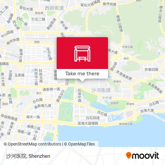 沙河医院 map