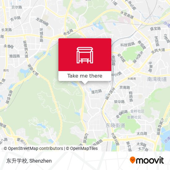 东升学校 map