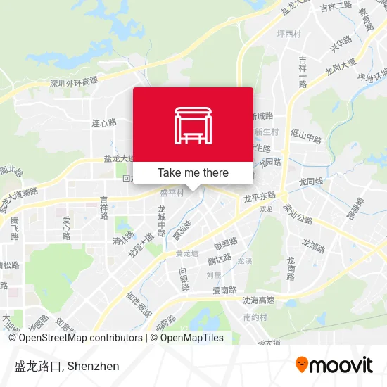 盛龙路口 map