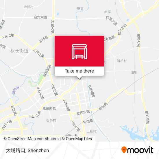 大埔路口 map