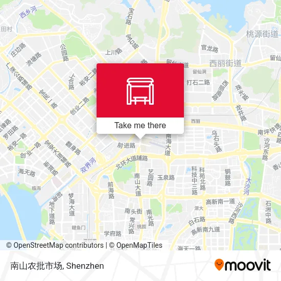 南山农批市场 map