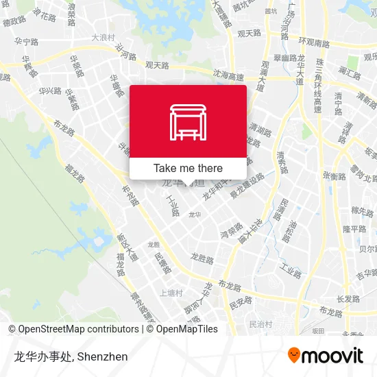 龙华办事处 map