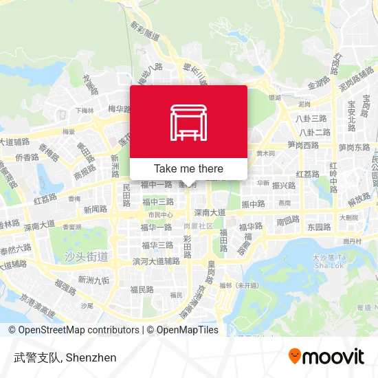 武警支队 map