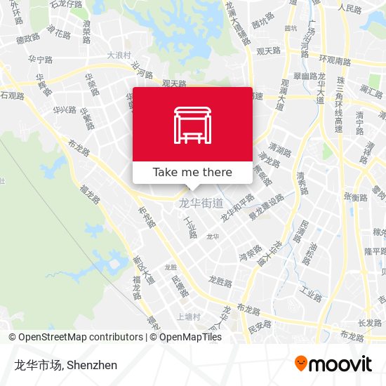 龙华市场 map