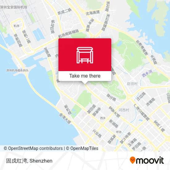 固戍红湾 map