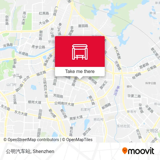 公明汽车站 map