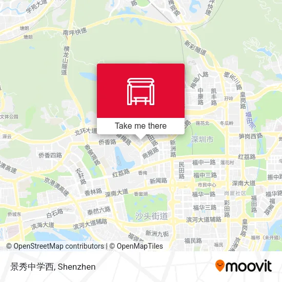景秀中学西 map