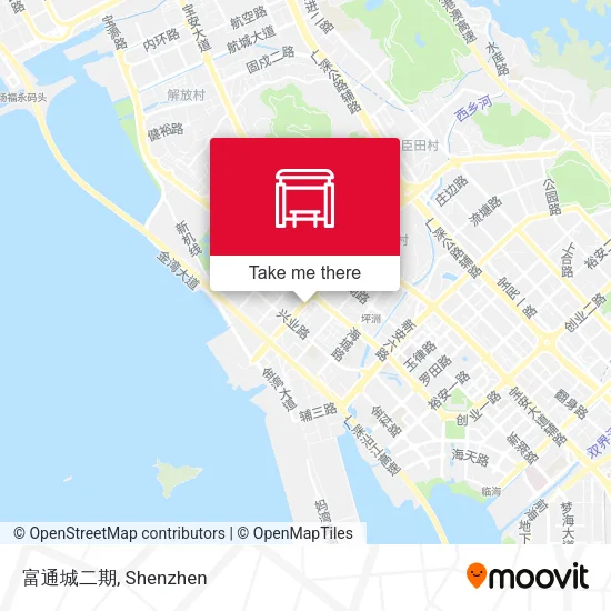 富通城二期 map