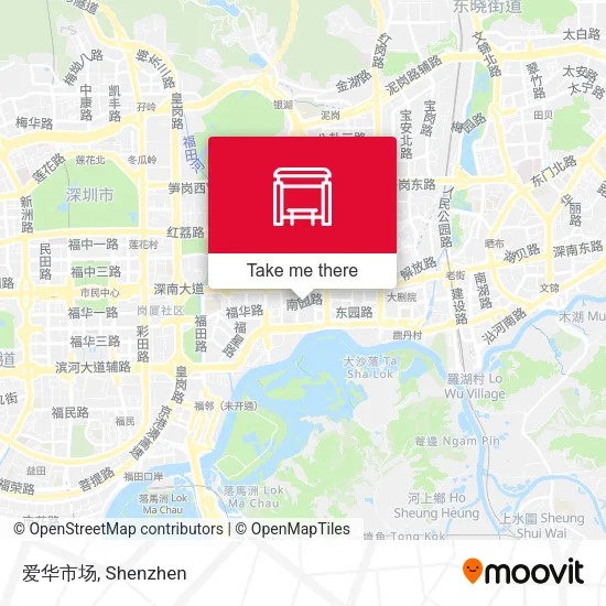 爱华市场 map