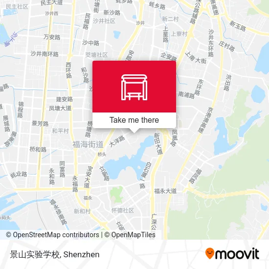 景山实验学校 map