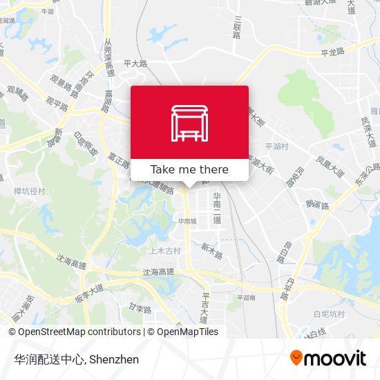 华润配送中心 map