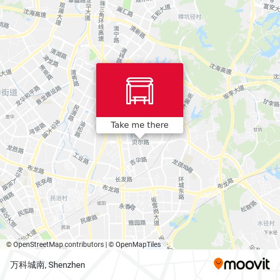 万科城南 map