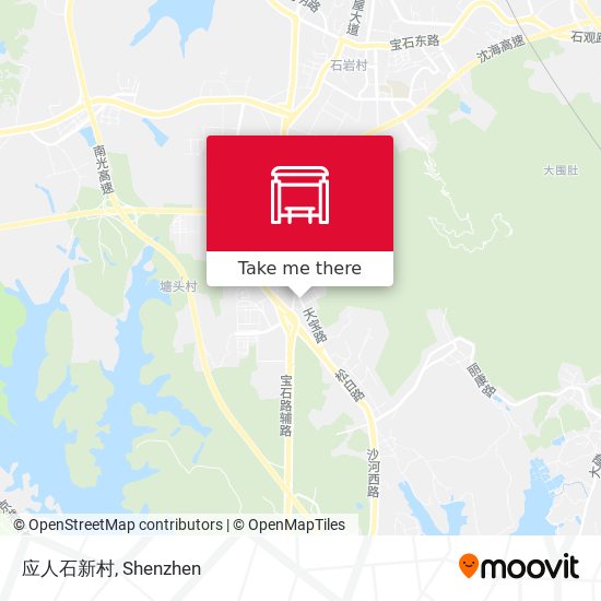 应人石新村 map