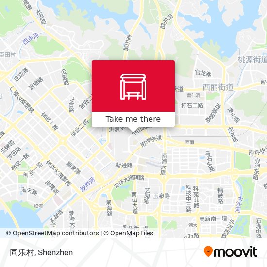 同乐村 map