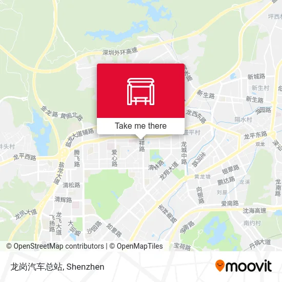 龙岗汽车总站 map