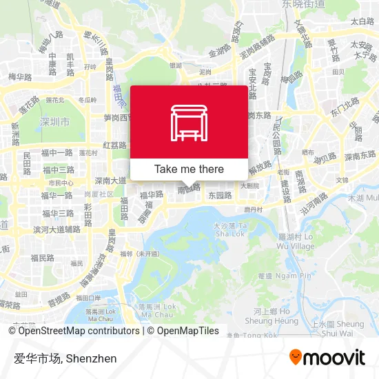 爱华市场 map