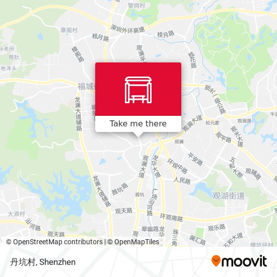 丹坑村 map