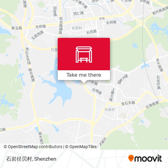 石岩径贝村 map
