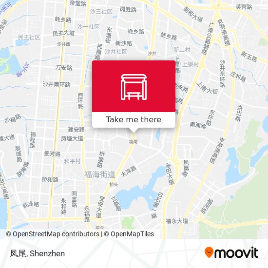 凤尾 map