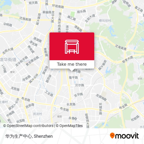 华为生产中心 map