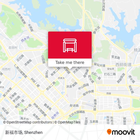 新福市场 map