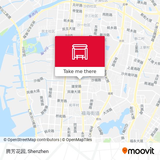 腾芳花园 map