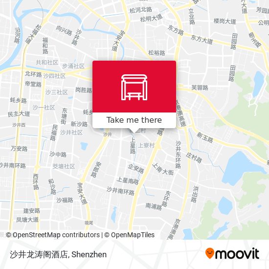 沙井龙涛阁酒店 map