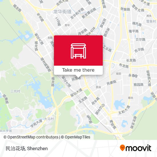 民治花场 map