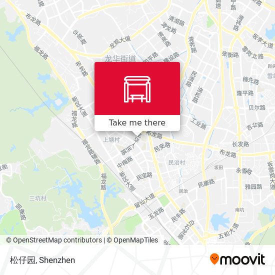 松仔园 map