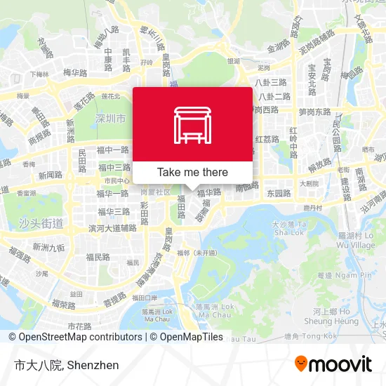 市大八院 map