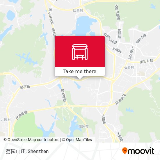 荔园山庄 map