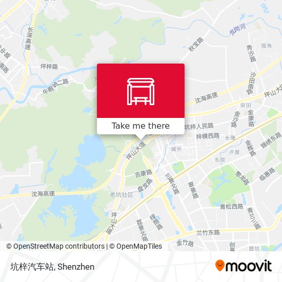 坑梓汽车站 map