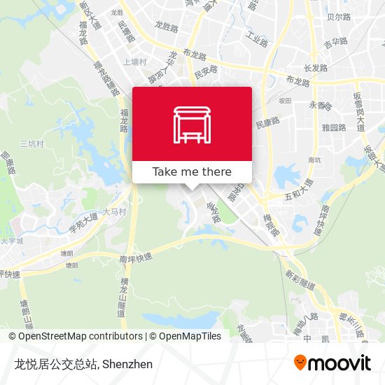 龙悦居公交总站 map