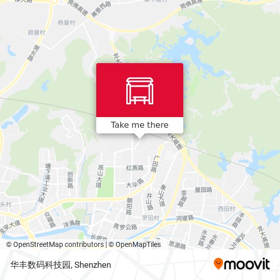 华丰数码科技园 map