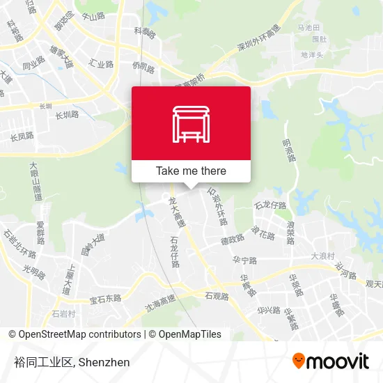 裕同工业区 map