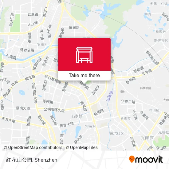 红花山公园 map