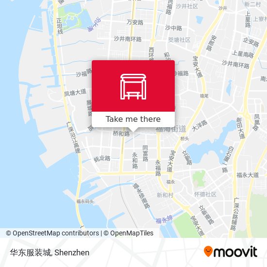 华东服装城 map