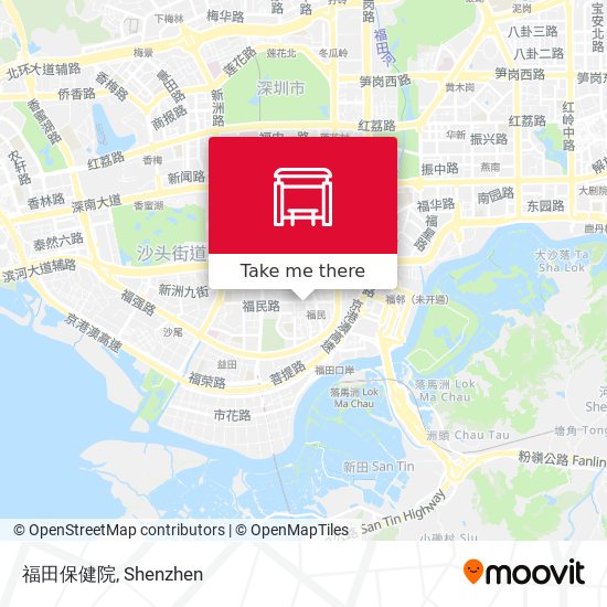 福田保健院 map